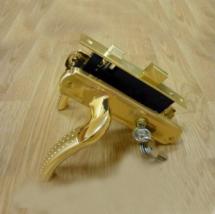 Комплект врезного замка 510-62 золото-матовое золото